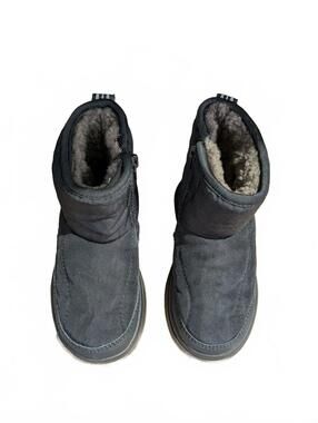 ZARA Water-Repellent Quilted Boots | Faux Sheepskin Lined | EU 23 / US Toddler 7
